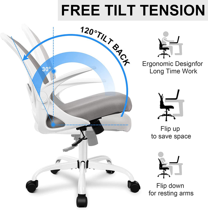 Adjustable Ergonomic Office Chair with Lumbar Support