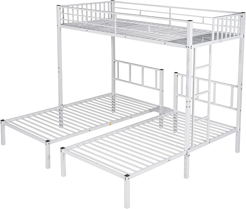 Heavy Duty Triple Bunk Beds Convertible to 3 Twin Beds
