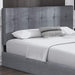 Upholstered Queen Platform Bed Frame with 4 Drawers, Light Grey