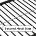 Twin Metal Bunk Bed, Guardrail, Black