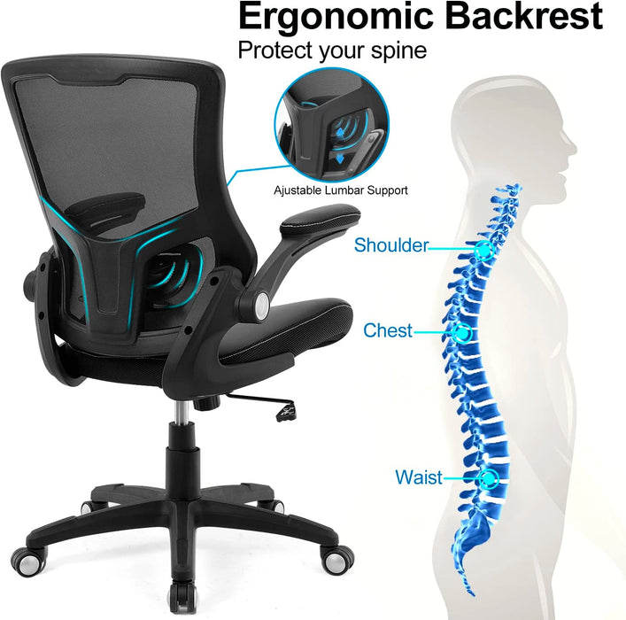 Ergonomic Adjustable Office Chair with Lumbar Support