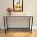 Natural Wood Console Tables for Living Room