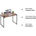 Modern Industrial Laptop Desk for Home Office