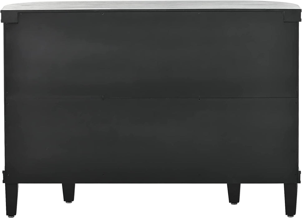 Black Wooden Console Table Sideboard