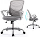 Ergonomic Mesh Office Chair with Armrests and Height Adjustment