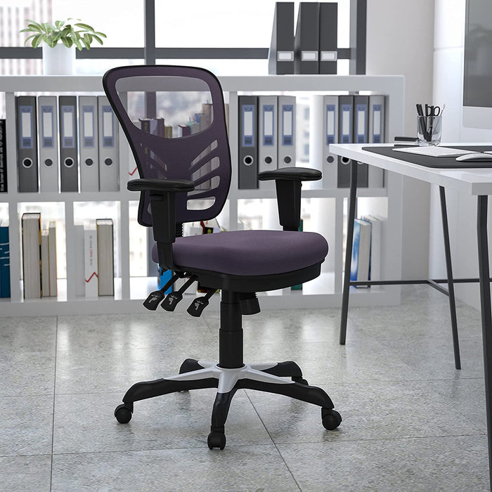 Adjustable Arm Mesh Executive Office Chair