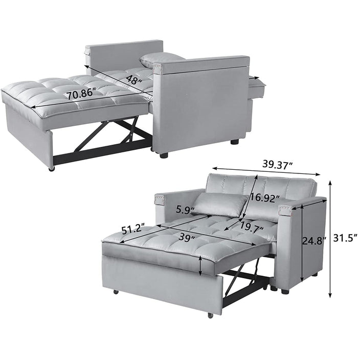 Multi-Functional Sofa Bed with Hidden Table