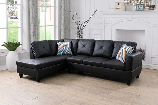 Black Reuel Sectional Sofa