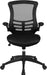 Black Mesh Swivel Office Chair with Arms