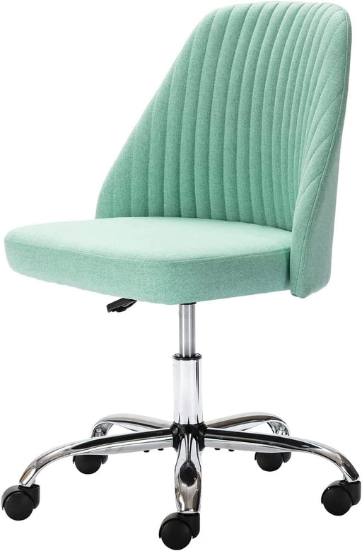 Modern Green Rolling Desk Chair with Wheels