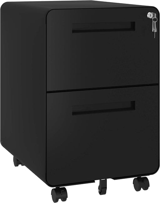 Mobile File Cabinet with Lock for Office/Home