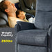 Electric Power Recliner for Small Spaces, Gray