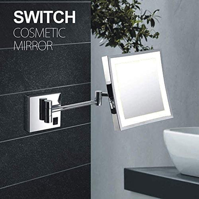 Bathroom Mirror Shaving Mirrors Make up Wall Mounted LED Illuminated Mirror