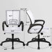 Ergonomic Mesh Office Chair with Lumbar Support (White)