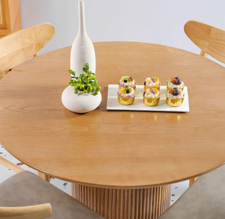 Modern Solid Wood round Kitchen Dining Table