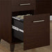 Somerset Desk with Drawers and Hutch, Mocha Cherry