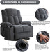 Massage Swivel Rocker Recliner with Heat