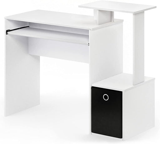 White/Black Econ Desk for Home Office