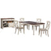 Andrews Butterfly Leaf Dining Set with Server (6 Pieces)