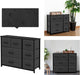 Dark Grey 7-Drawer Fabric Dresser Storage