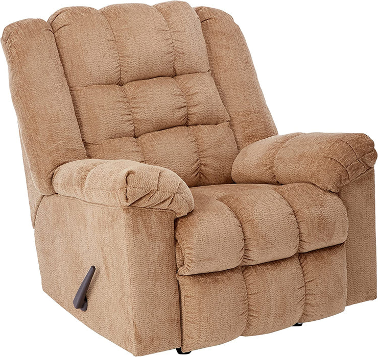 Manual Rocker Recliner, Light Brown