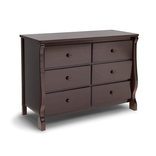 Universal 6-Drawer Dresser in Dark Choc.