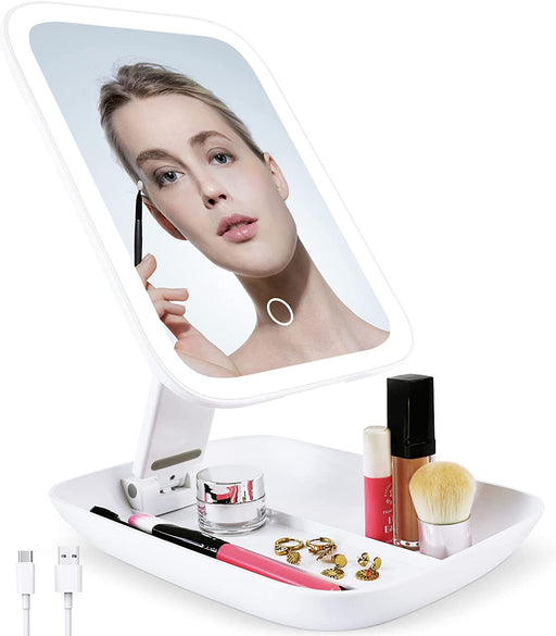 Makeup Mirror with Lights, 3 Color Lighting Modes