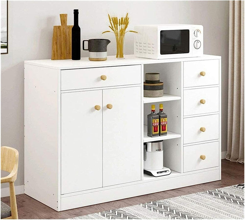 White Villa Furniture Sideboard Buffet Storage Cabinet