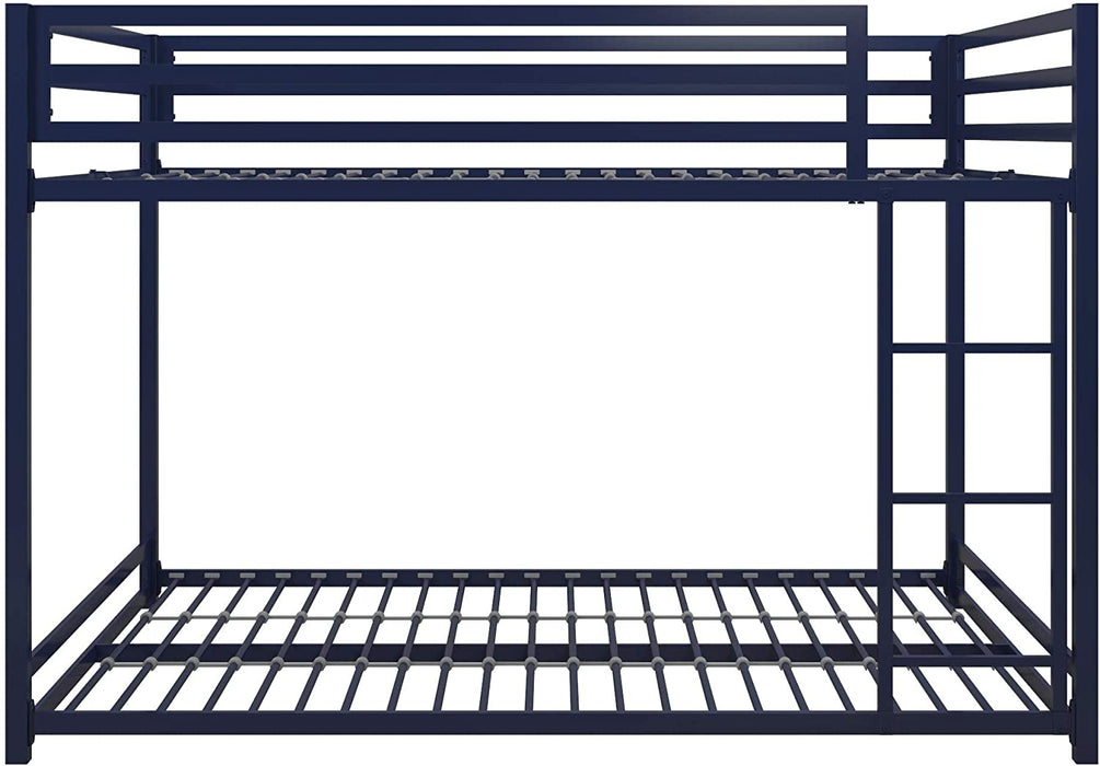 Blue Full/Full Miles Metal Bunk Bed