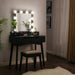 LED Bulbs Lighted Vanity Set with Organizer