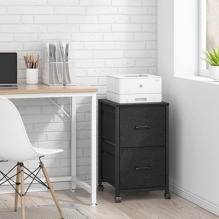 Small 2-Drawer File Cabinet for Home Office