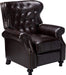 Brown Walder Reconstituted Bycast Leather Recliner