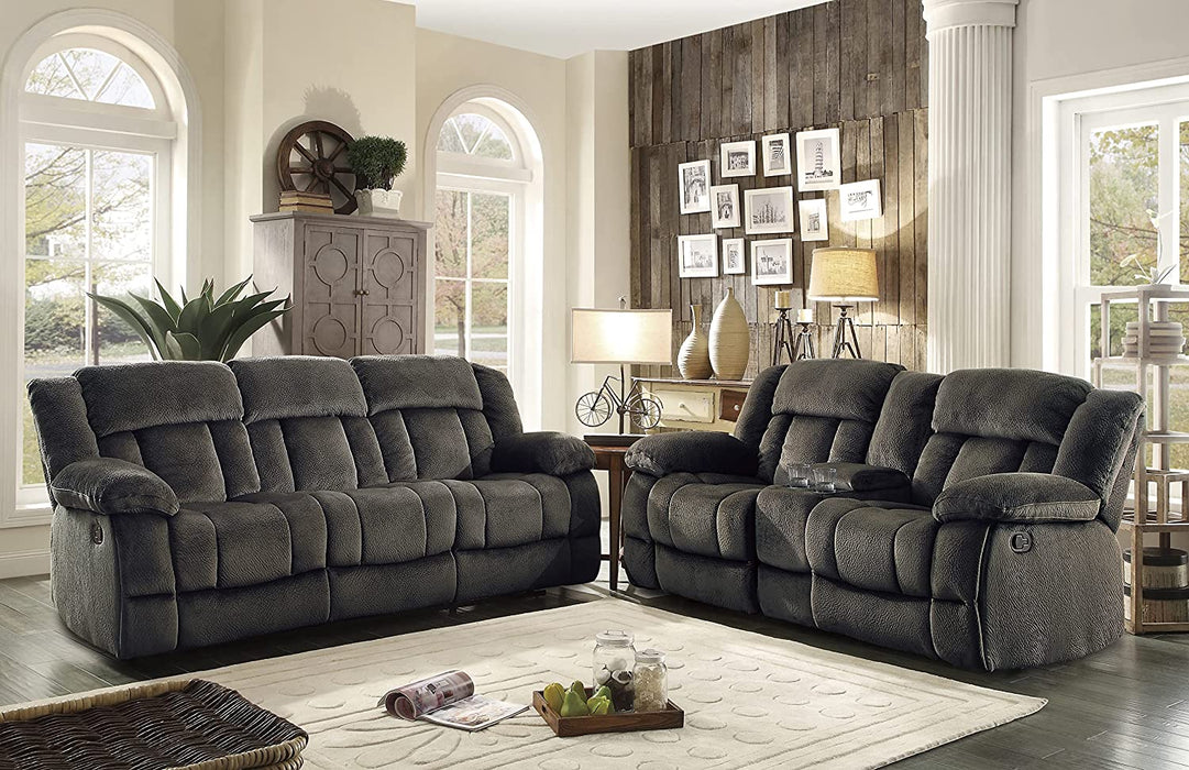 Double Reclining Sofa In Brown
