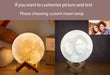 Moon Lamp 2023 Upgrade 3D Printing with Photo/Text