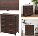 Coffee 7-Drawer Vertical Dresser Storage Tower