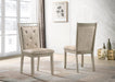 Dining Table Set for 6, Kitchen & Dining Room Sets with Button Tufted Upholstered Chairs