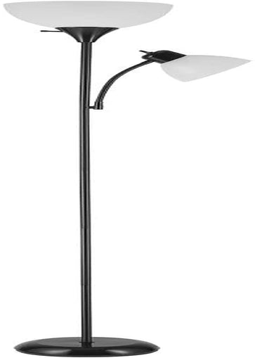 72″ Torchiere Floor Lamp + Adjustable Reading Light