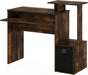 Amber Pine/Black Econ Writing Desk