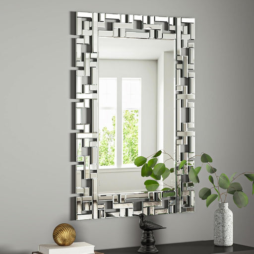 Large Decorative Wall Mirrors - Grecian Venetian Modern Mirror for Living Room, Bedroom, Entryway 23.6"X 35.4"