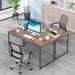 Modern Industrial Laptop Desk for Home Office