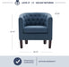 Elegant Navy Blue Accent Chair for Living Room